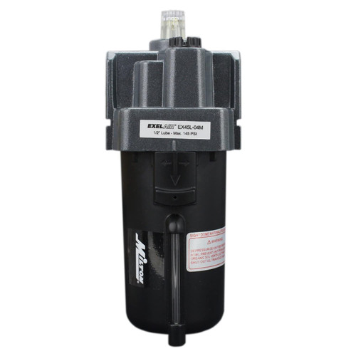 Milton™ EXELAIR™ FRL Air Lubricator, 1/2" NPT, Metal Bowl