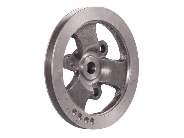 Crankshaft Pulley, Outer, Single Sheave, Cast
