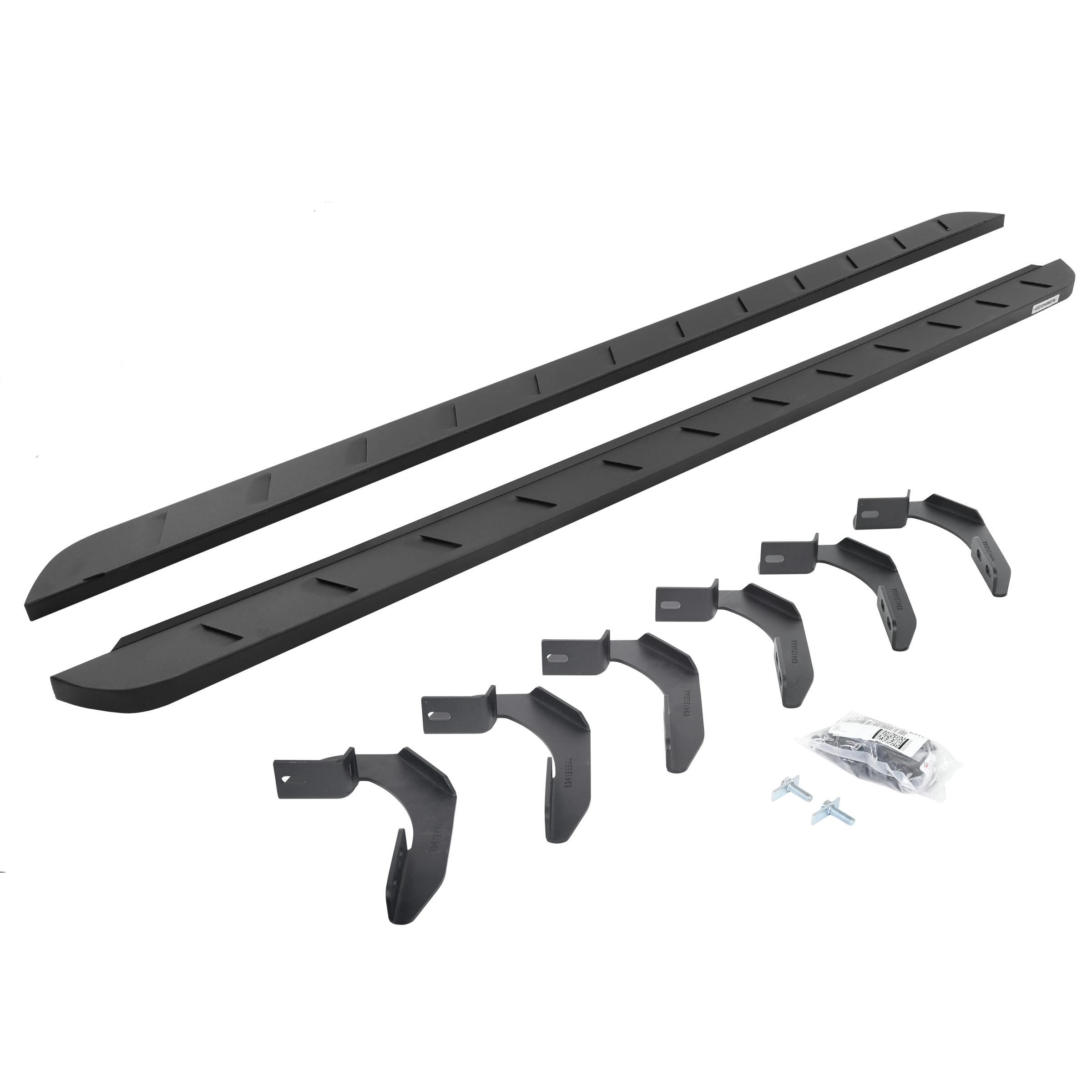Go Rhino 63434680SPC RB10 Slim Line Running Boards with Mounting Brackets Kit
