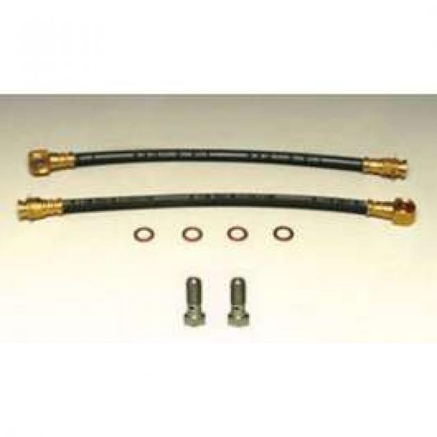 Full Size Chevy Front Brake Hose Kit, With Disc Brakes, 1958-1964