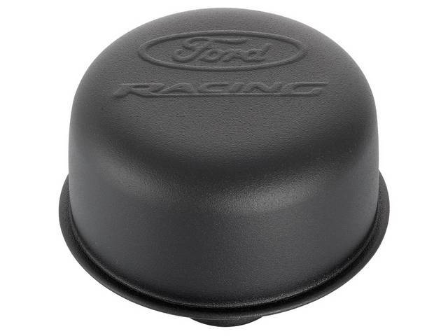 Engine Oil Filler and Breather Cap, Black Crinkle