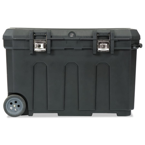 Stanley Mobile Chest, 23 in x 37 in x 23 in, 50 gal, Black