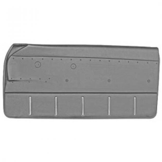 Ford Thunderbird Door Trim Panels, Black, Vinyl Covered, No Armrests, 1961 To Early 1962