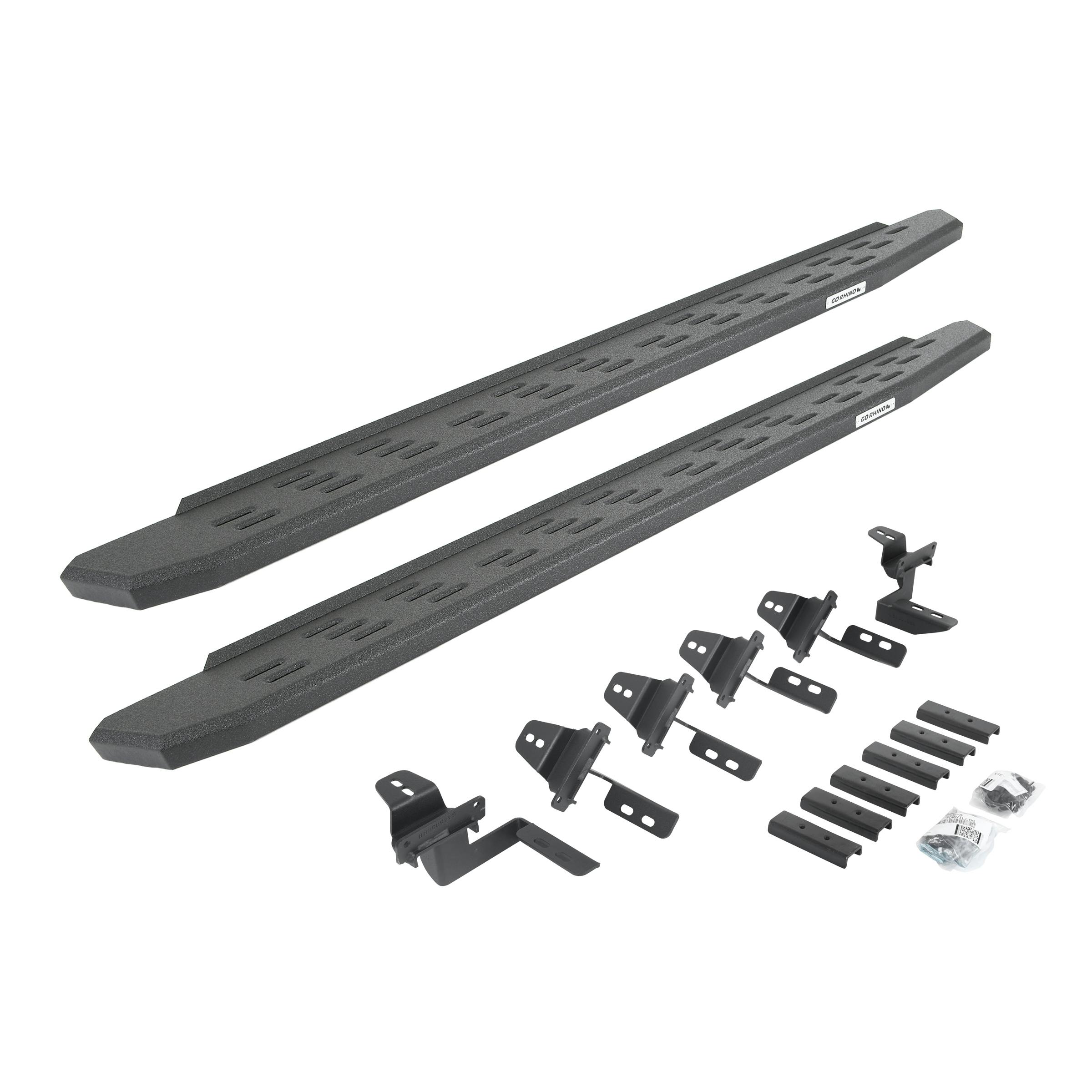 Go Rhino 69650568T RB30 Running Boards with Mounting Bracket Kit