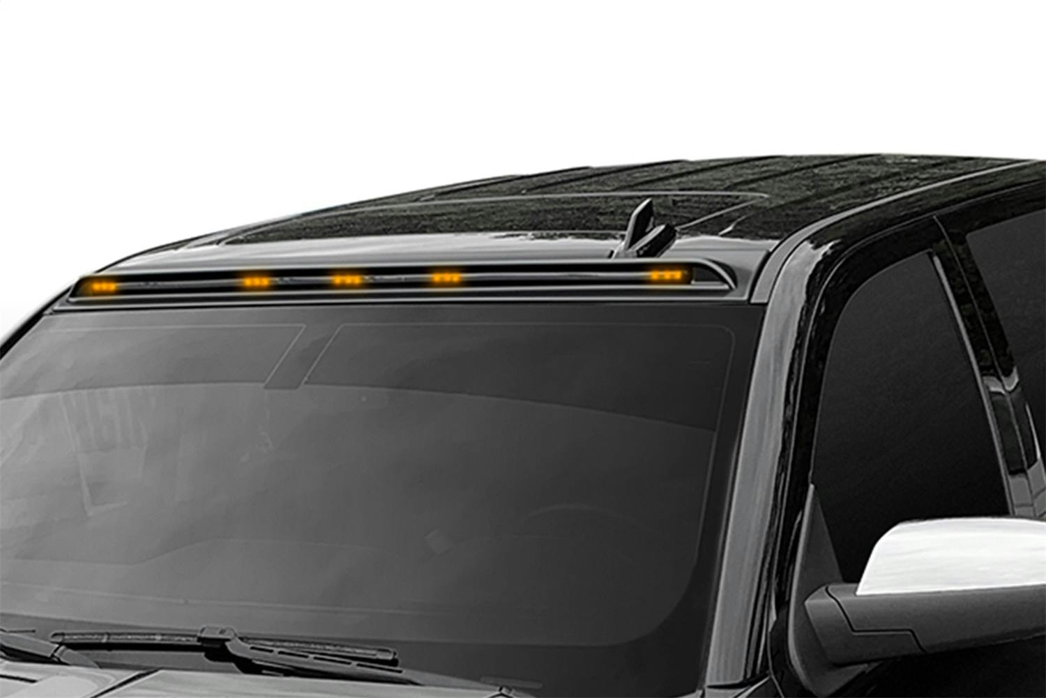 AVS 698163 AeroCab Marker Light with five amber LED; Black