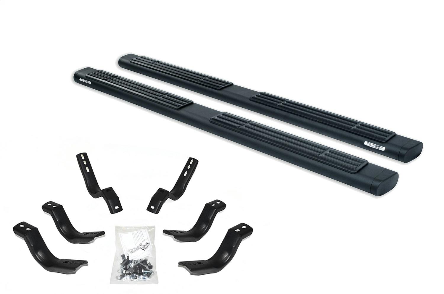 Go Rhino 685415552T 5" OE Xtreme Low Profile Side Steps with Mounting Brackets Kit