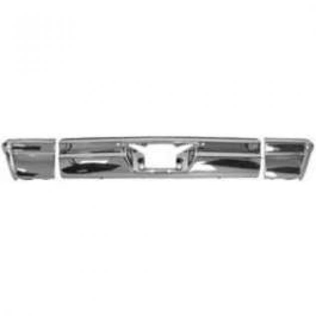 Full Size Chevy Bumper, Rear, 3-Pieces, 1965