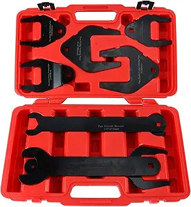 8MILELAKE Fan Clutch Wrench Set 10pc Clutch Remover Installer Kit