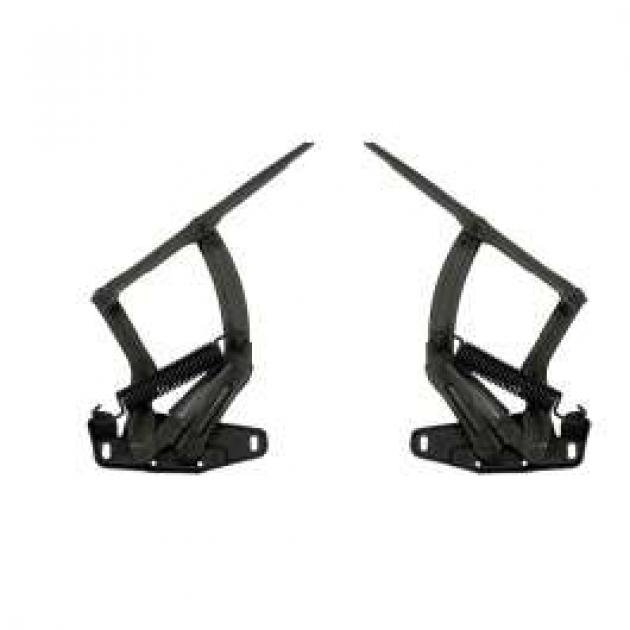 Full Size Chevy Hood Hinges, With Springs, 1968