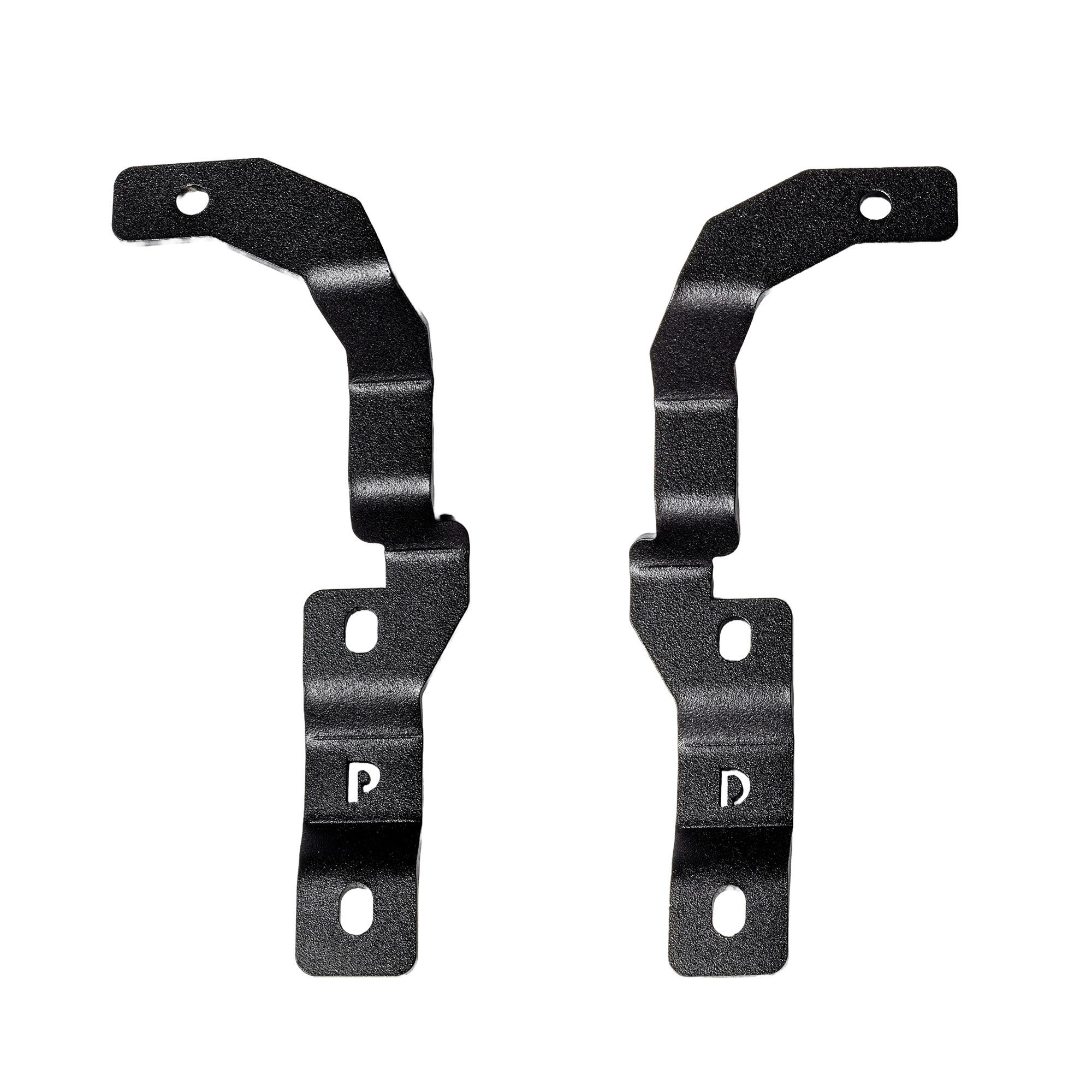 Go Rhino 732255T XE Hood Hinge Cube Light Mounts - 2015-2022 Chevy Colorado/2015-2022 GMC Canyon