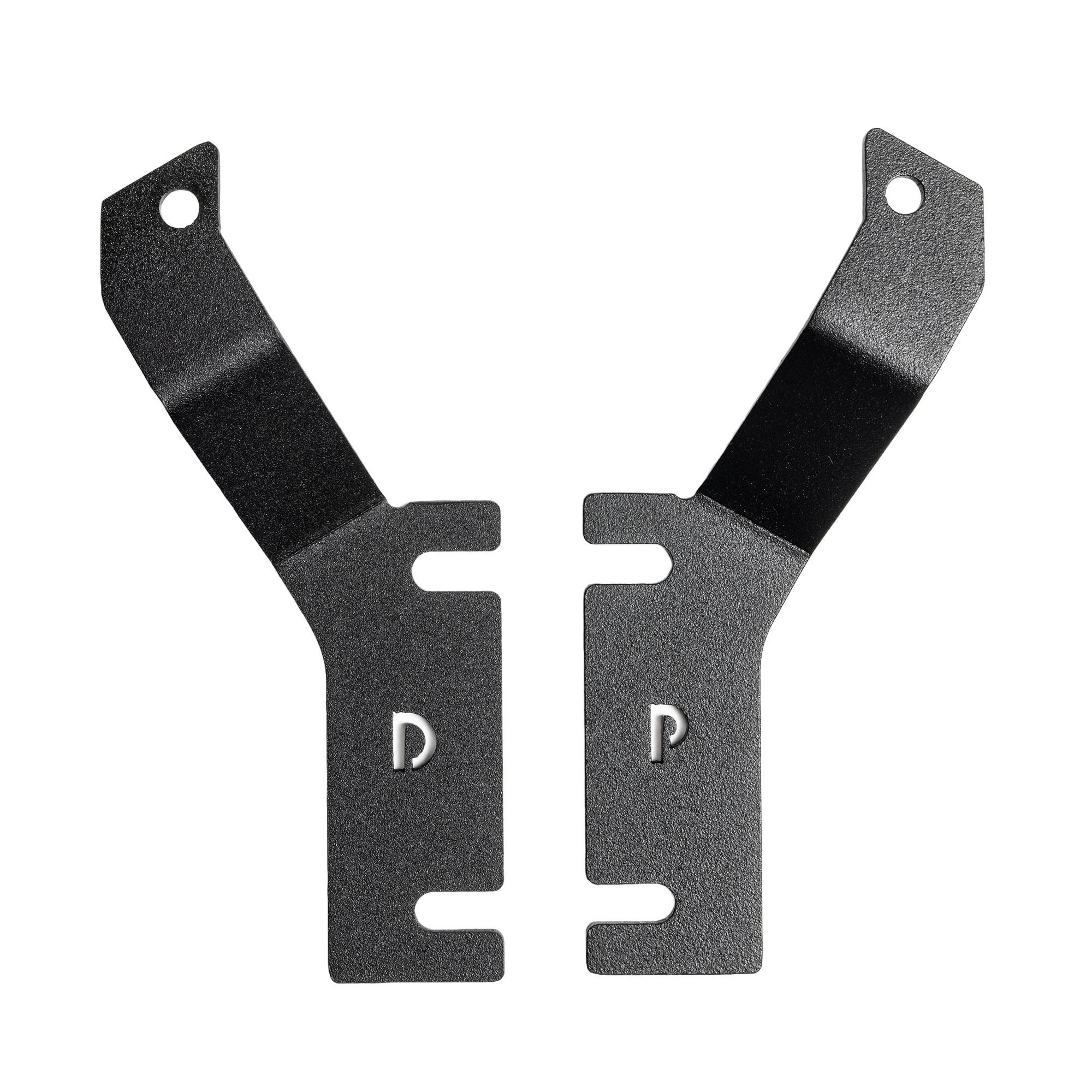 Go Rhino 732325T XE Hood Hinge Cube Light Mounts - 16-24 Nissan Titan XD/17-24 Nissan Titan
