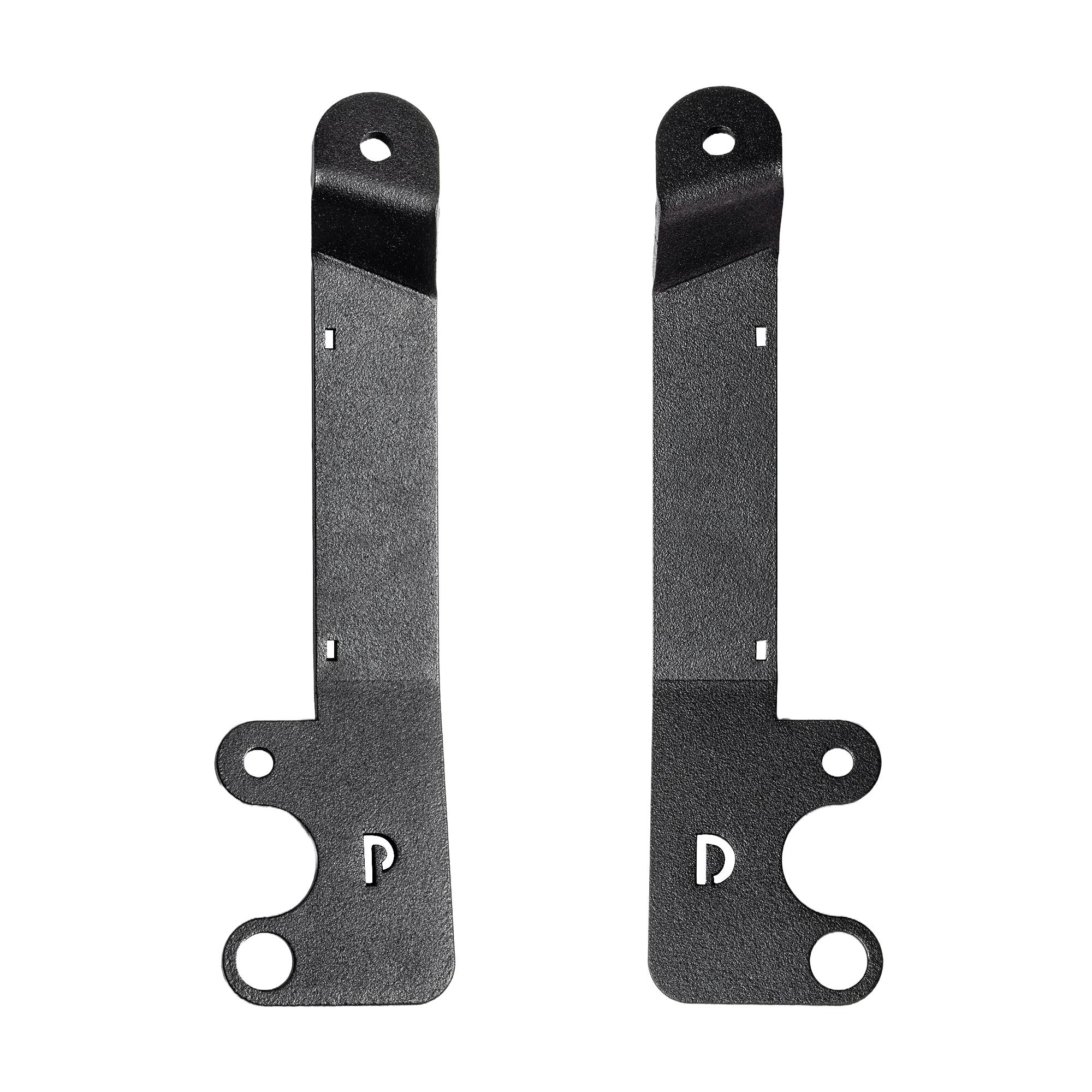 Go Rhino 732345T XE Hood Hinge Cube Light Mounts - 2018-2023 Subaru Crosstrek