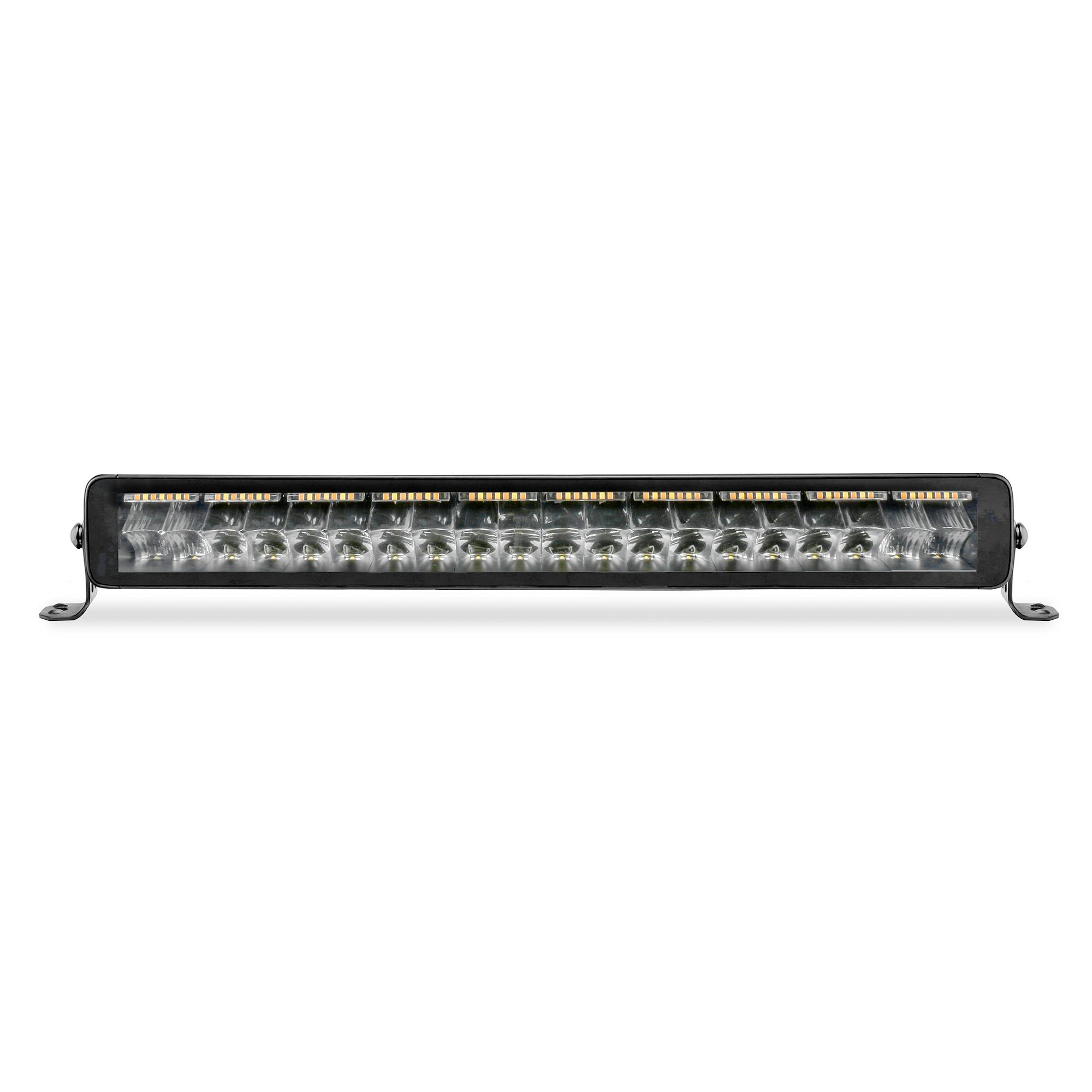 Go Rhino 752002112CDS Blackout Combo Series - DOUBLELINE 20" Double Row LED Light Bar w/Amber LEDs