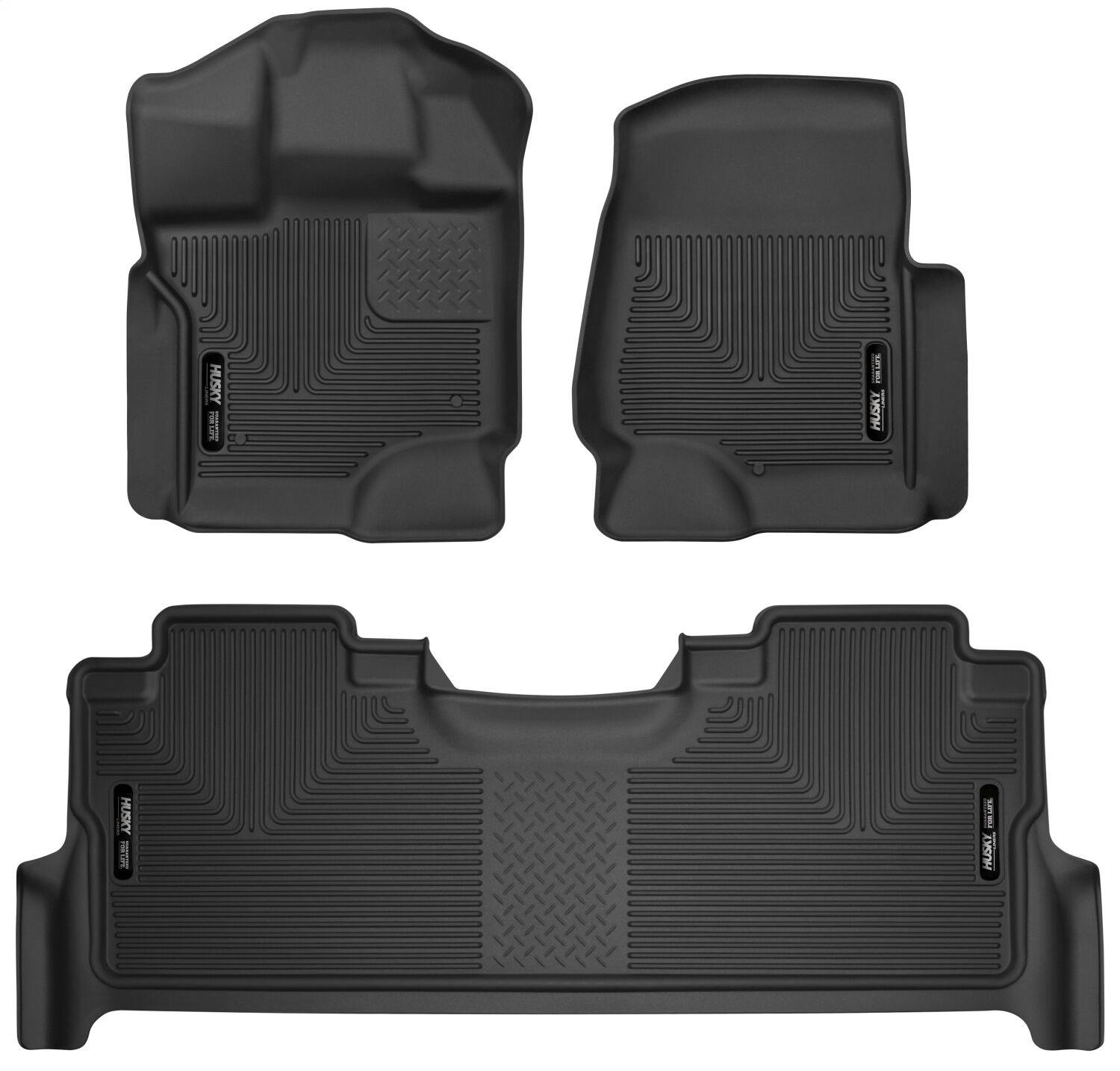 Husky Liners 53468 X-act Contour - Front & 2nd Seat Floor Liners
