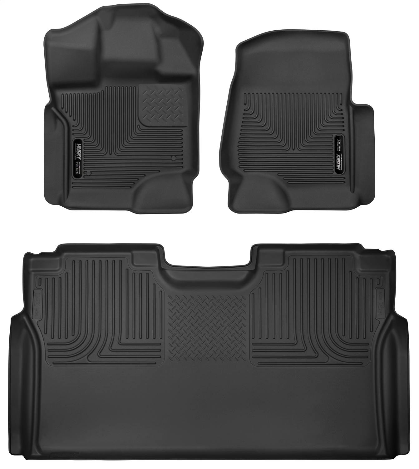 Husky Liners 53498 X-act Contour - Front & 2nd Seat Floor Liners