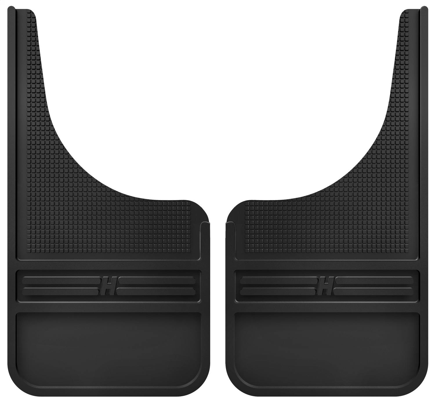 Husky Liners 55000 MudDog Mud Flaps - Rubber Front Mud Flaps - 12IN w/o Weight
