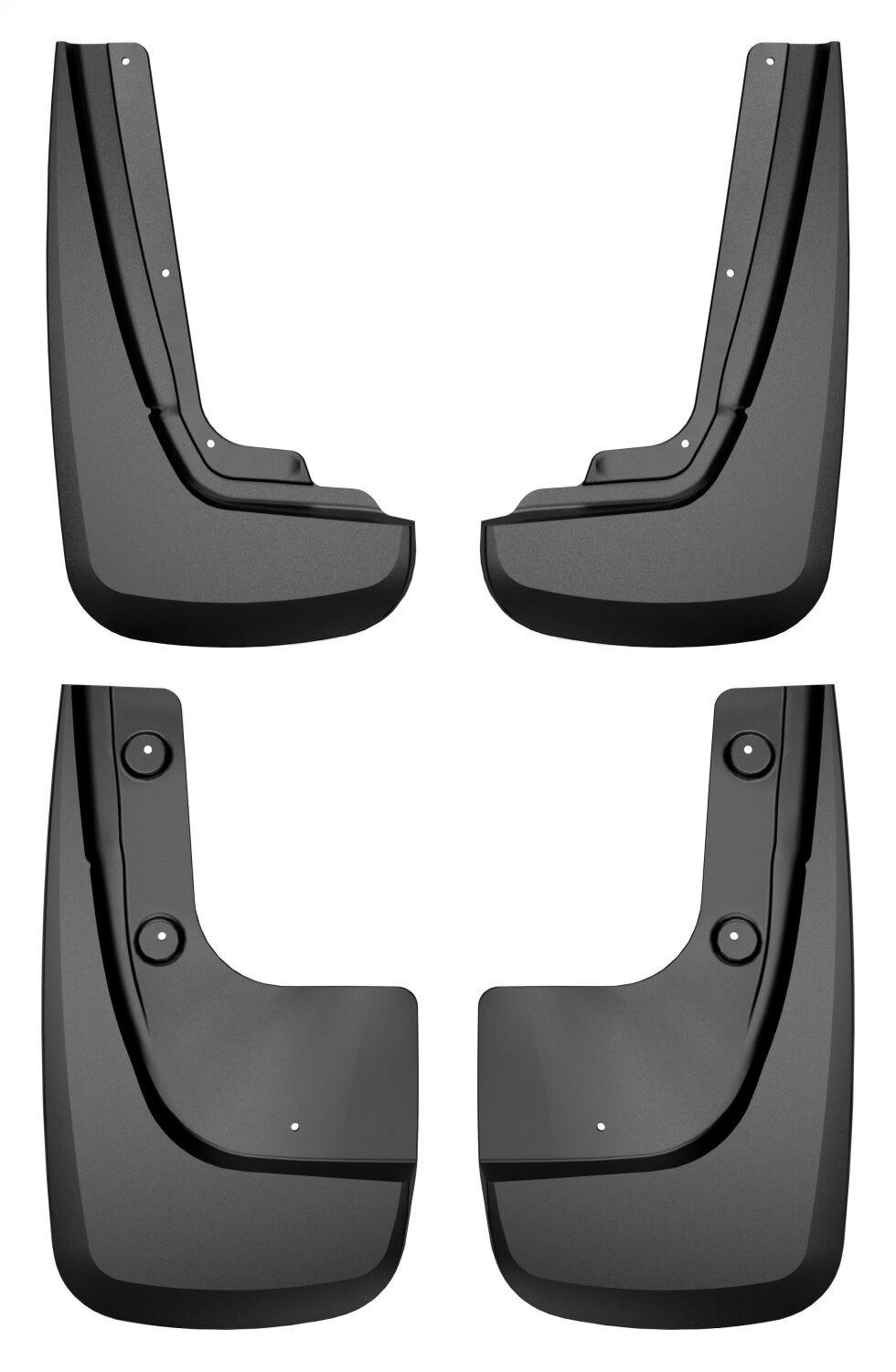 Husky Liners 58096 Custom Mud Guards - Front and Rear Mud Guard Set