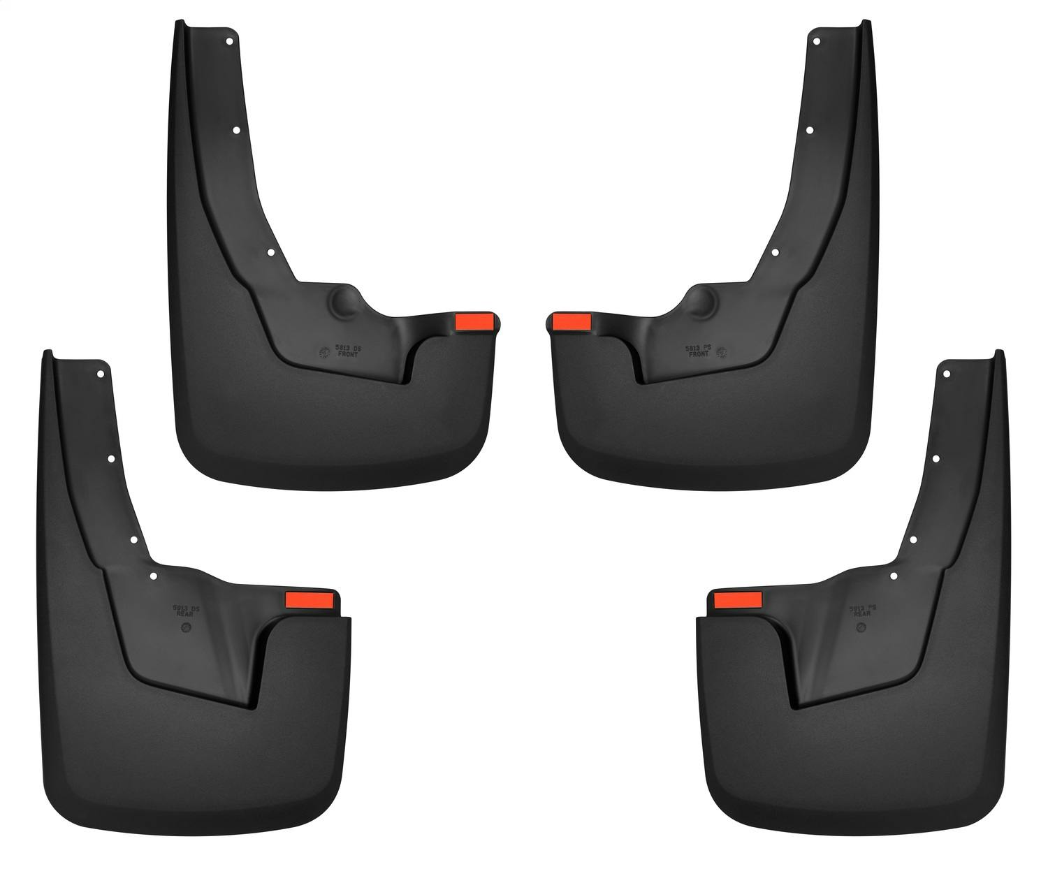 Husky Liners 58136 Custom Mud Guards - Front and Rear Mud Guard Set