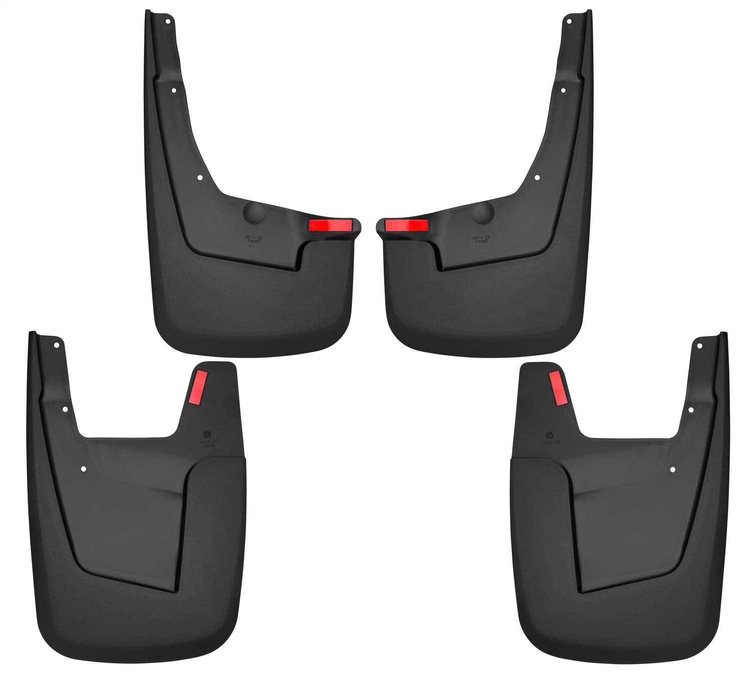 Husky Liners 58146 Custom Mud Guards - Front and Rear Mud Guard Set