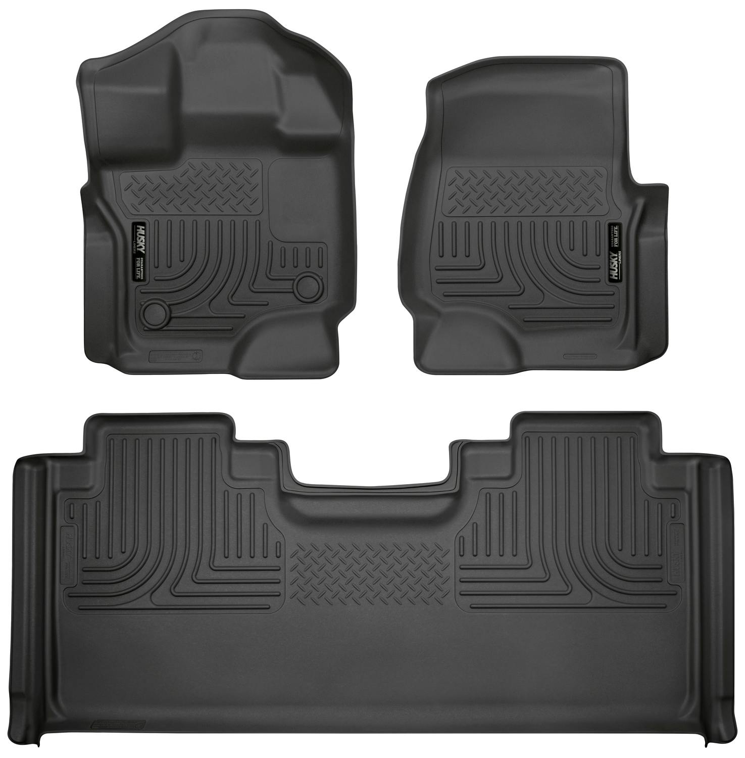 Husky Liners 94051 Weatherbeater - Front & 2nd Seat Floor Liners