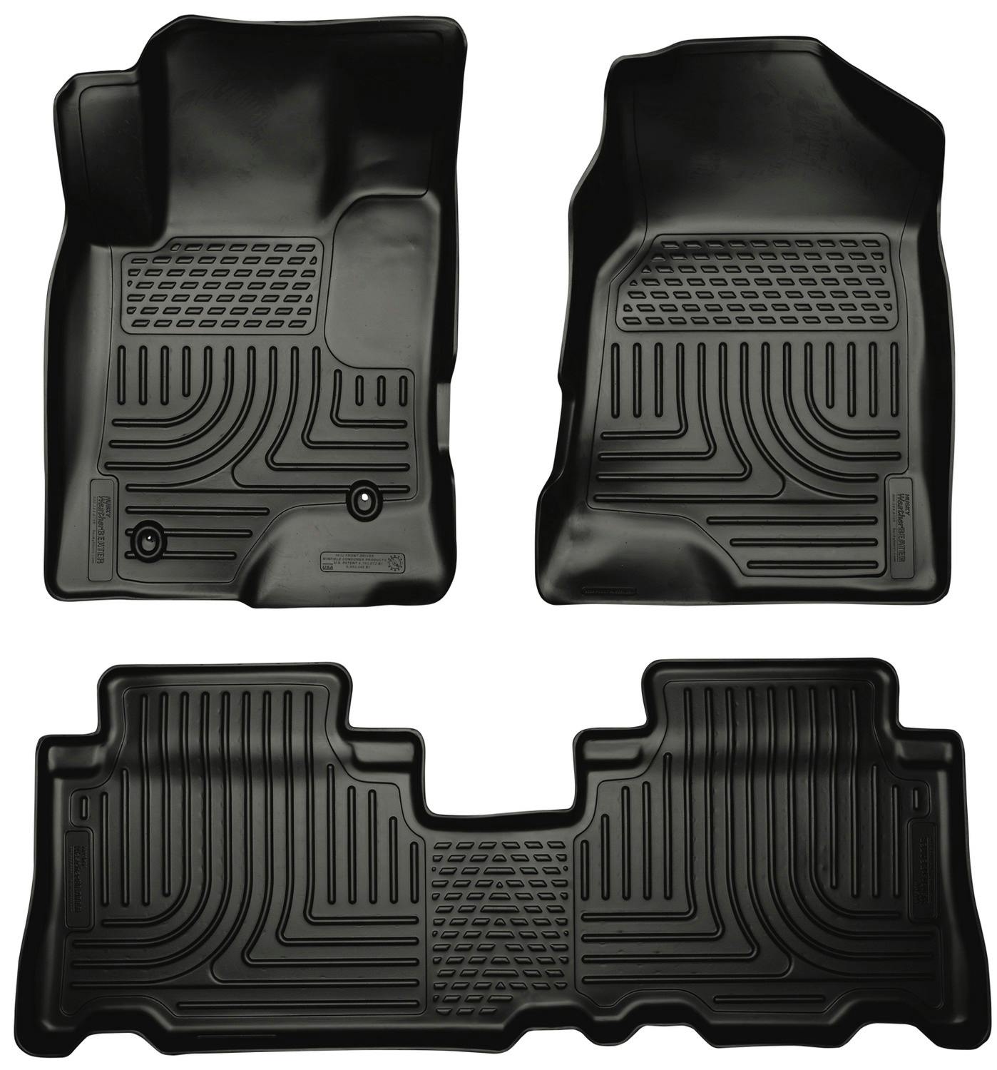 Husky Liners 96321 Weatherbeater - Front & 2nd Seat Floor Liners