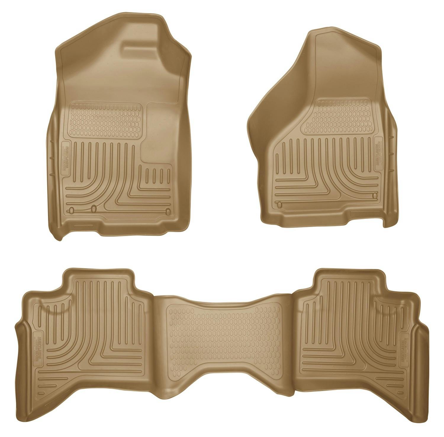 Husky Liners 98033 Weatherbeater - Front & 2nd Seat Floor Liners