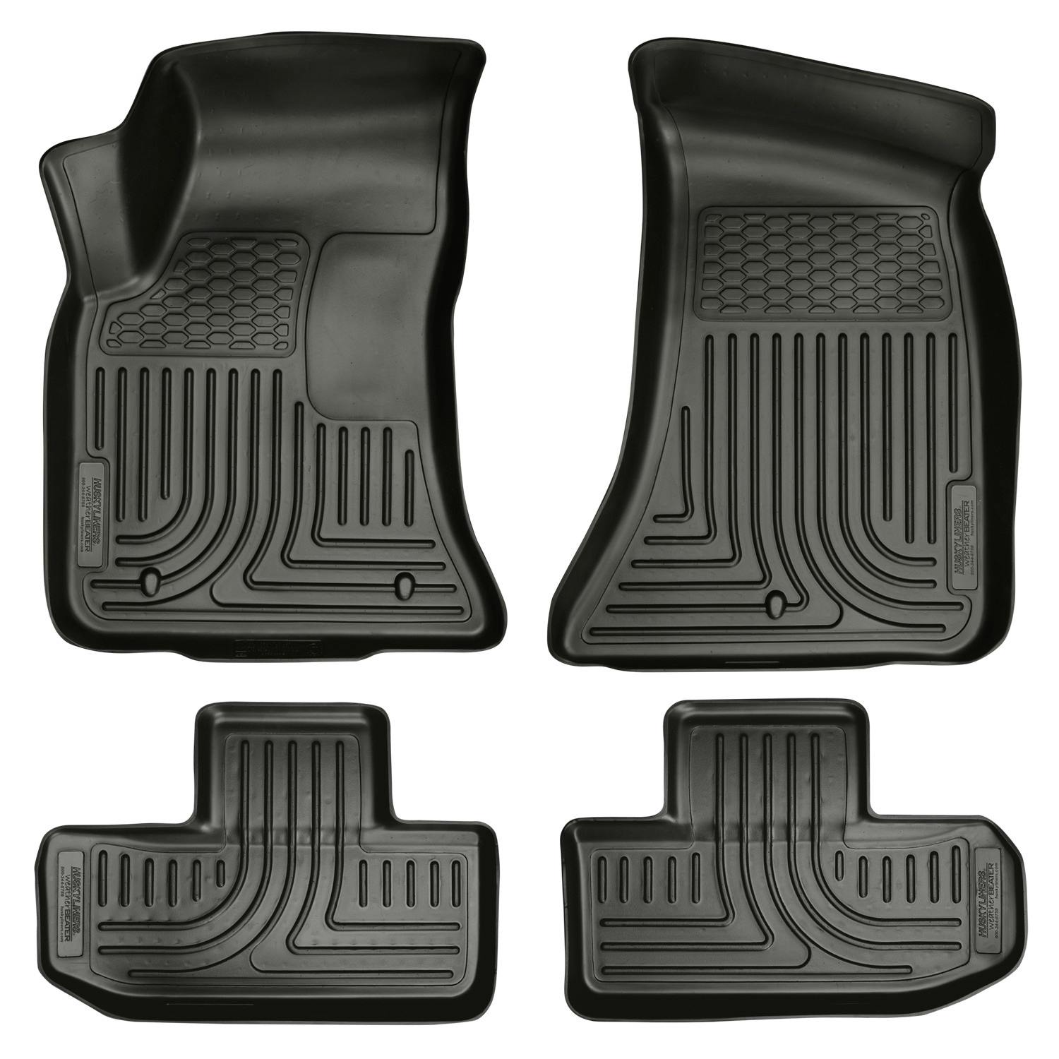 Husky Liners 98071 Weatherbeater - Front & 2nd Seat Floor Liners