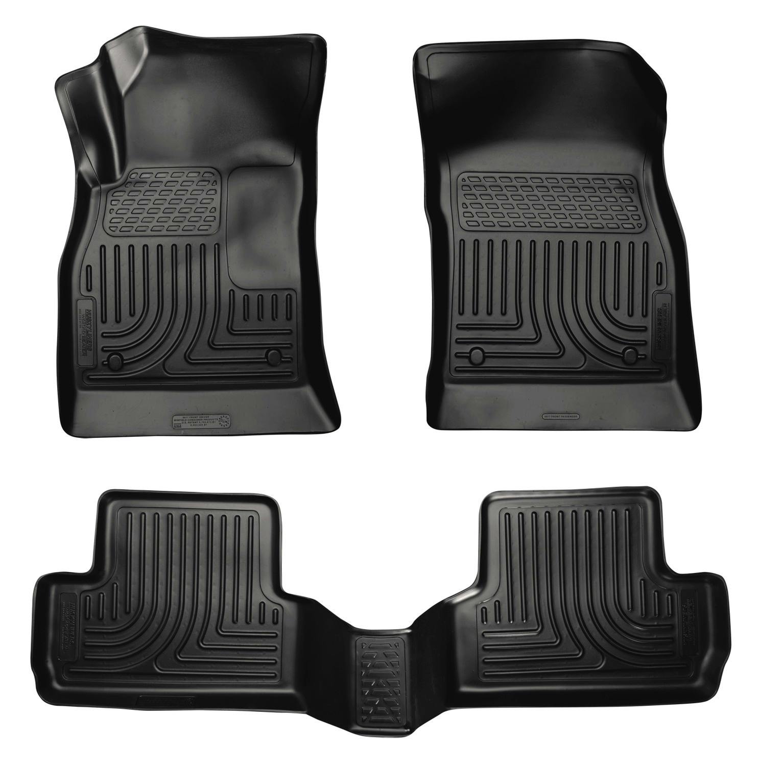 Husky Liners 98171 Weatherbeater - Front & 2nd Seat Floor Liners