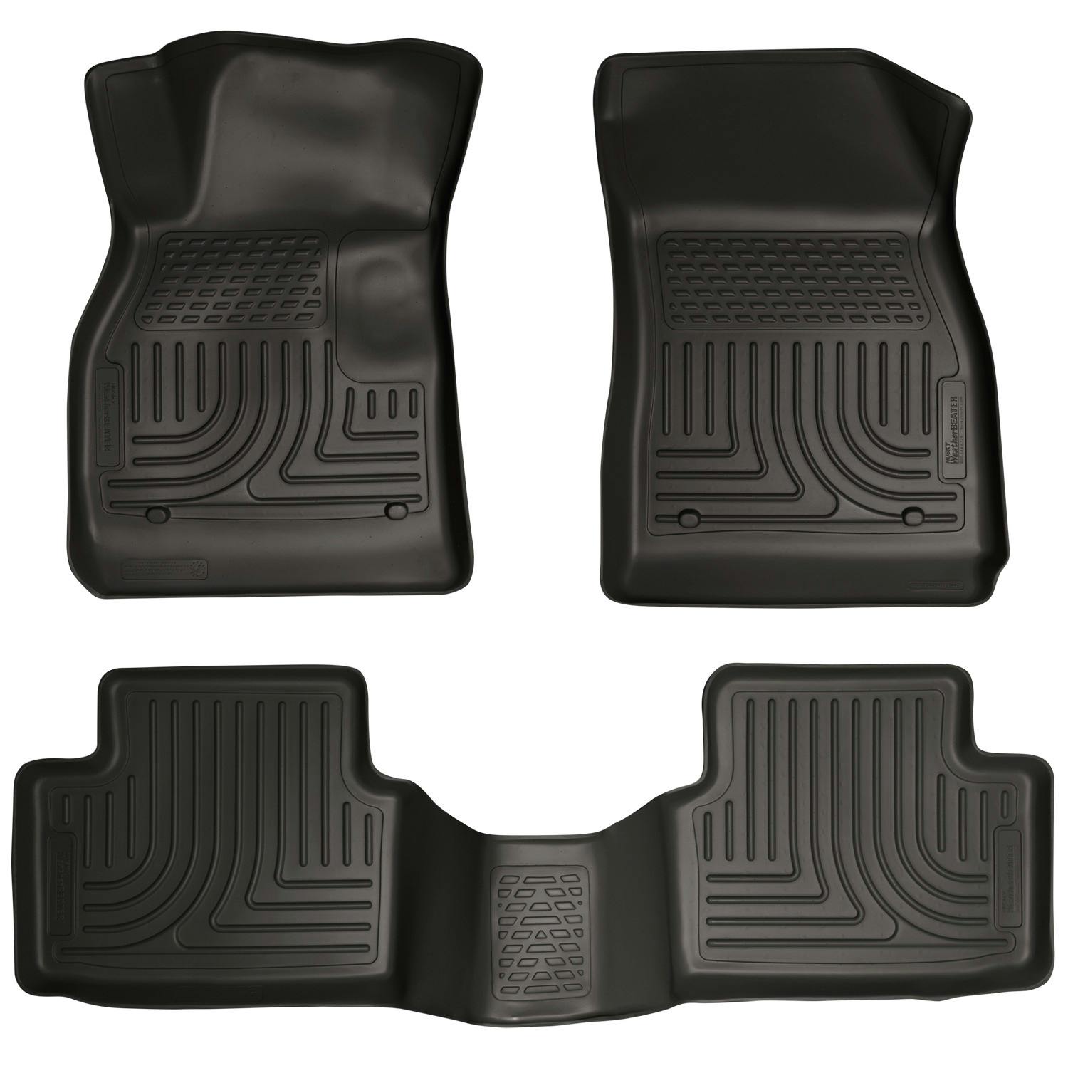 Husky Liners 98191 Weatherbeater - Front & 2nd Seat Floor Liners