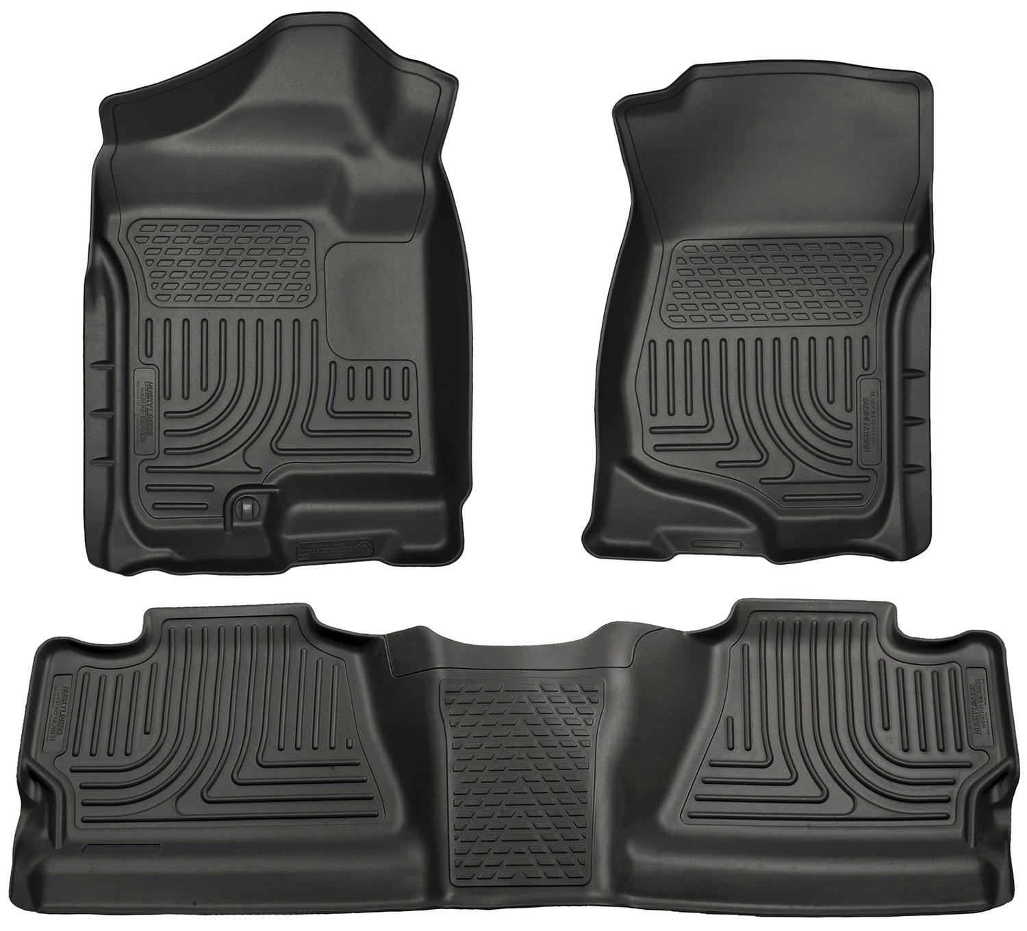 Husky Liners 98201 Weatherbeater - Front & 2nd Seat Floor Liners (Footwell Coverage)