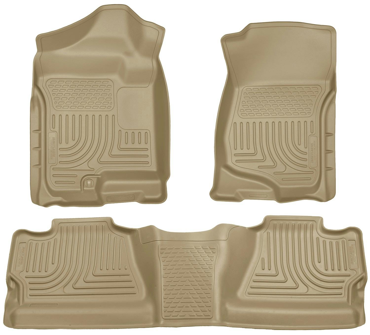 Husky Liners 98203 Weatherbeater - Front & 2nd Seat Floor Liners (Footwell Coverage)