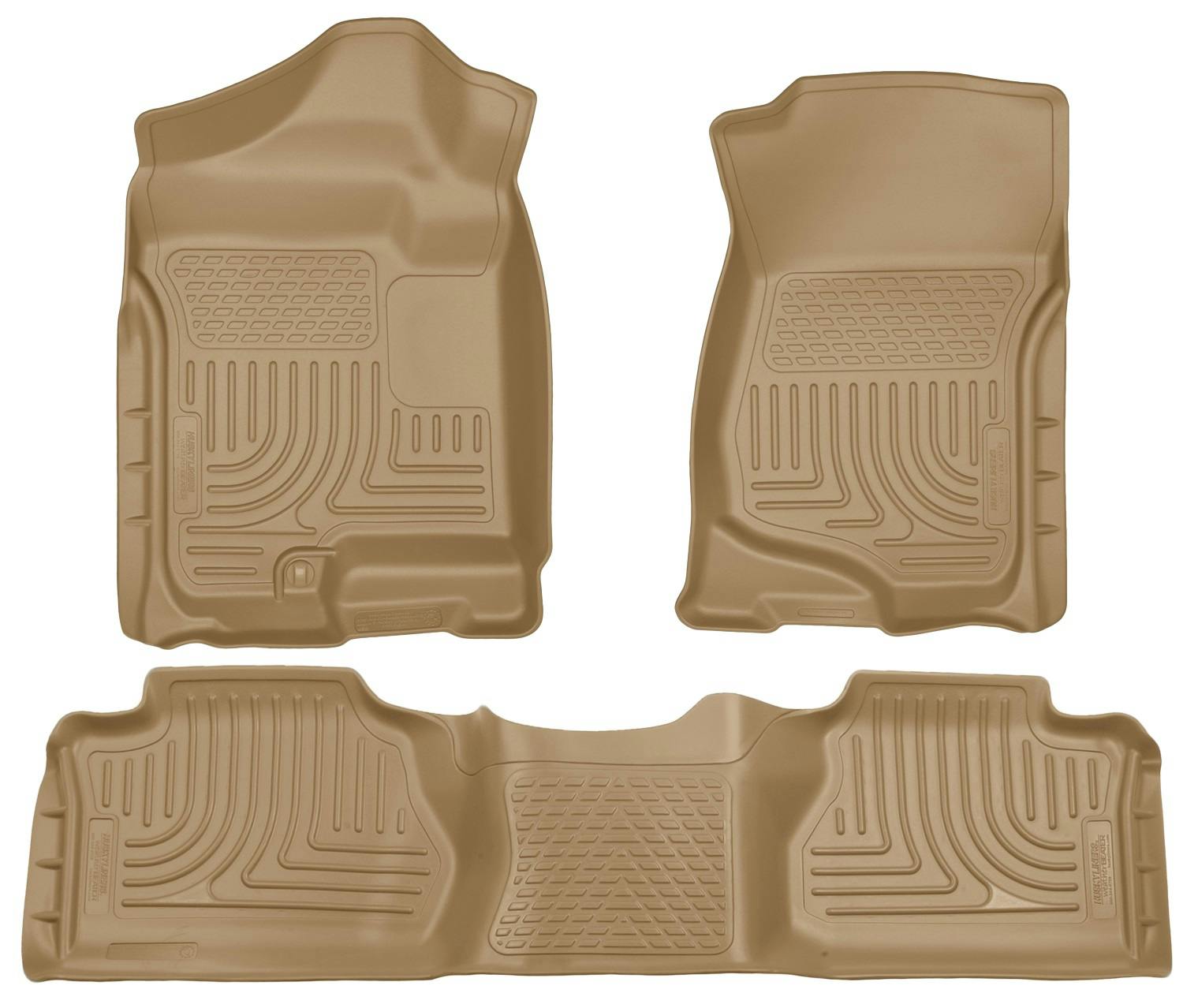 Husky Liners 98213 Weatherbeater - Front & 2nd Seat Floor Liners (Footwell Coverage)