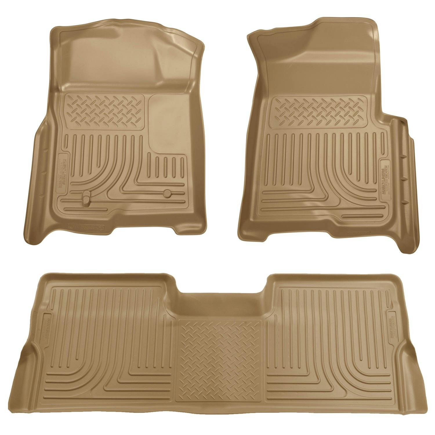 Husky Liners 98333 Weatherbeater - Front & 2nd Seat Floor Liners (Footwell Coverage)