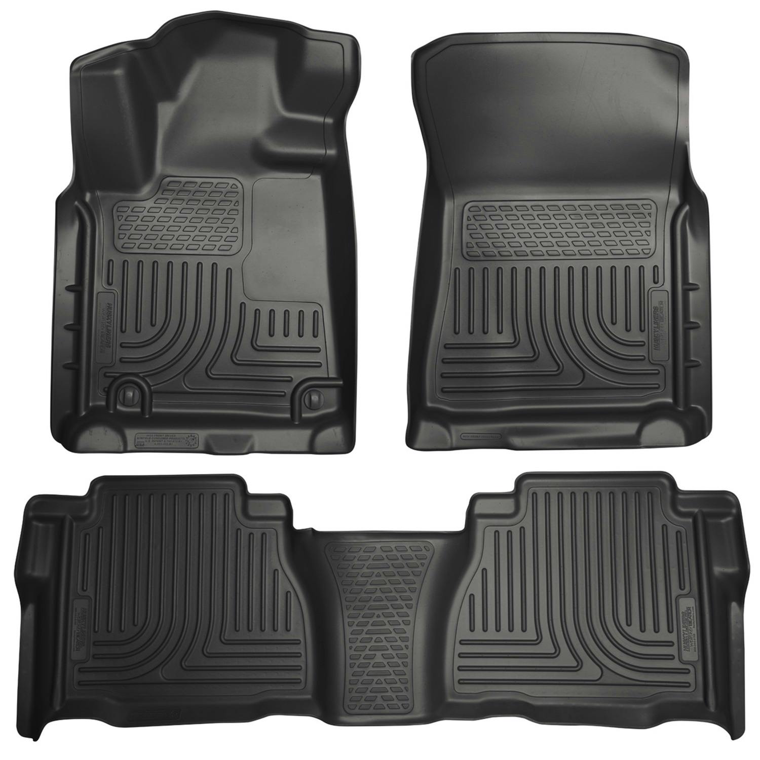Husky Liners 98581 Weatherbeater - Front & 2nd Seat Floor Liners (Footwell Coverage)