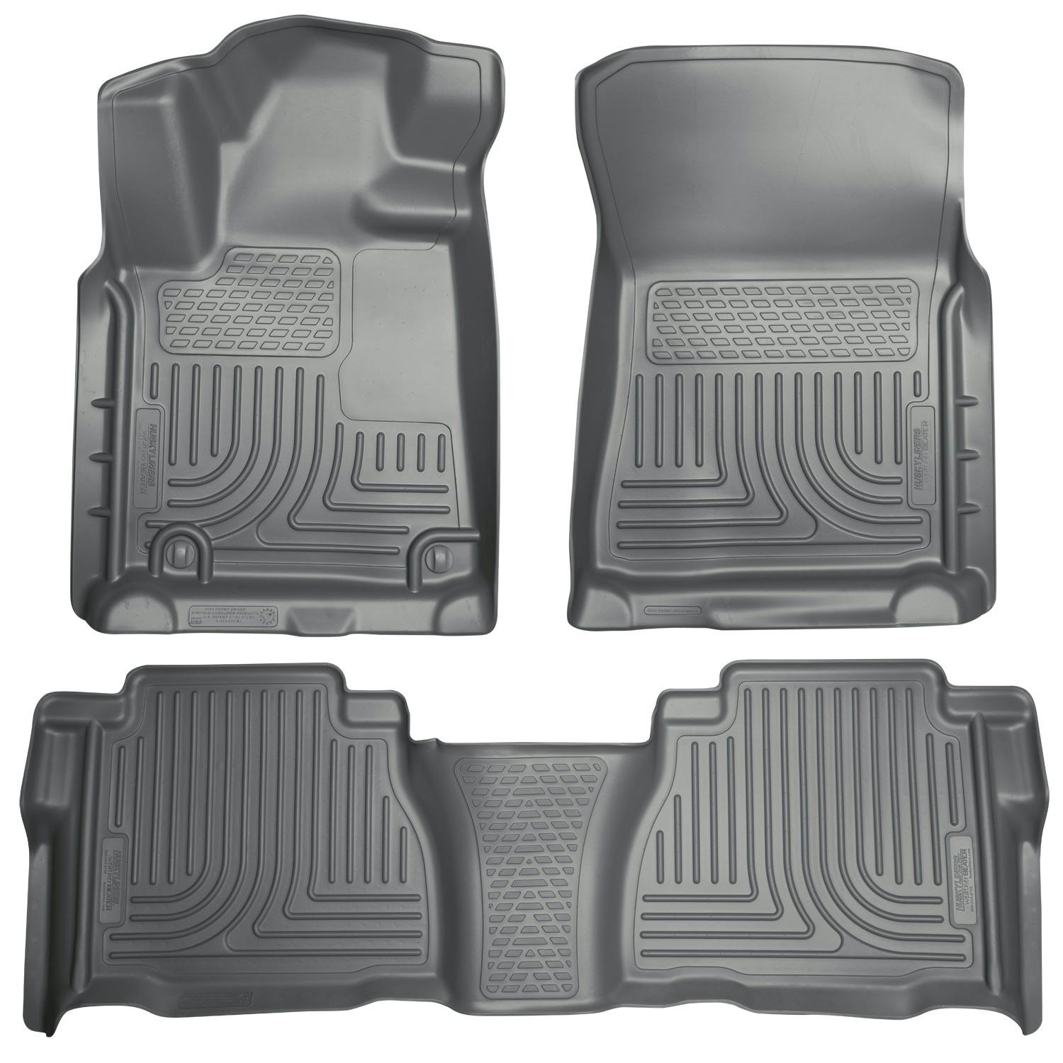 Husky Liners 98582 Weatherbeater - Front & 2nd Seat Floor Liners (Footwell Coverage)