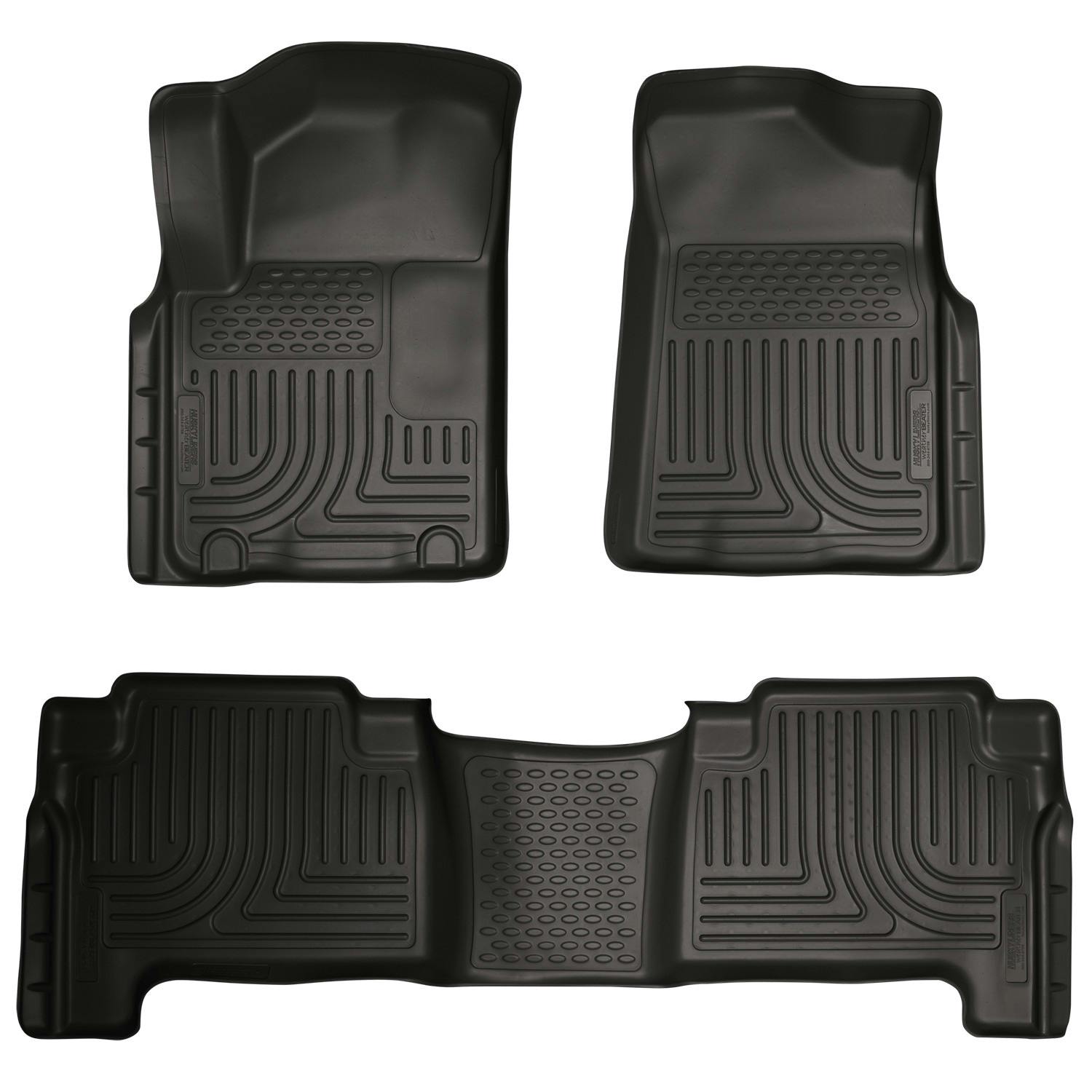 Husky Liners 98611 Weatherbeater - Front & 2nd Seat Floor Liners