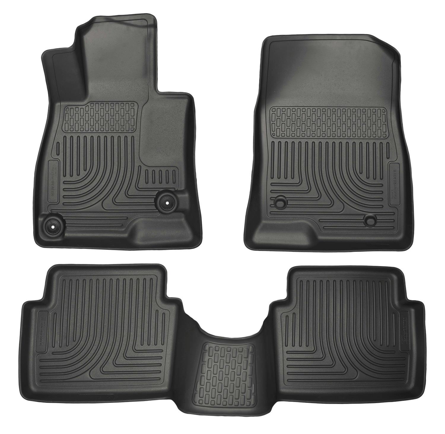 Husky Liners 98651 Weatherbeater - Front & 2nd Seat Floor Liners