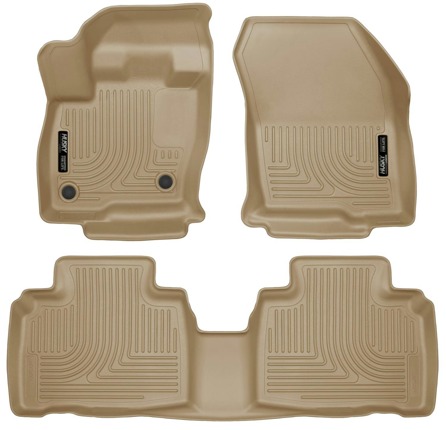 Husky Liners 98783 Weatherbeater - Front & 2nd Seat Floor Liners
