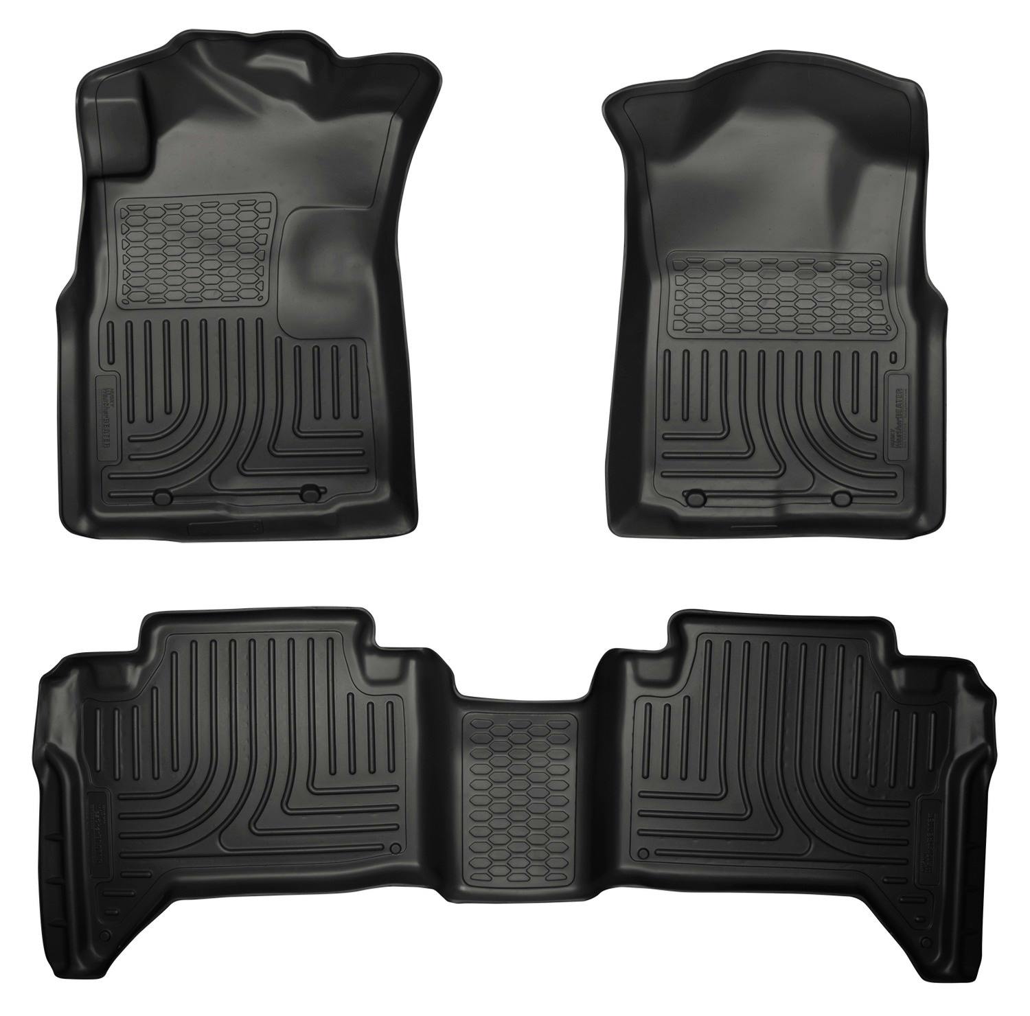 Husky Liners 98951 Weatherbeater - Front & 2nd Seat Floor Liners (Footwell Coverage)