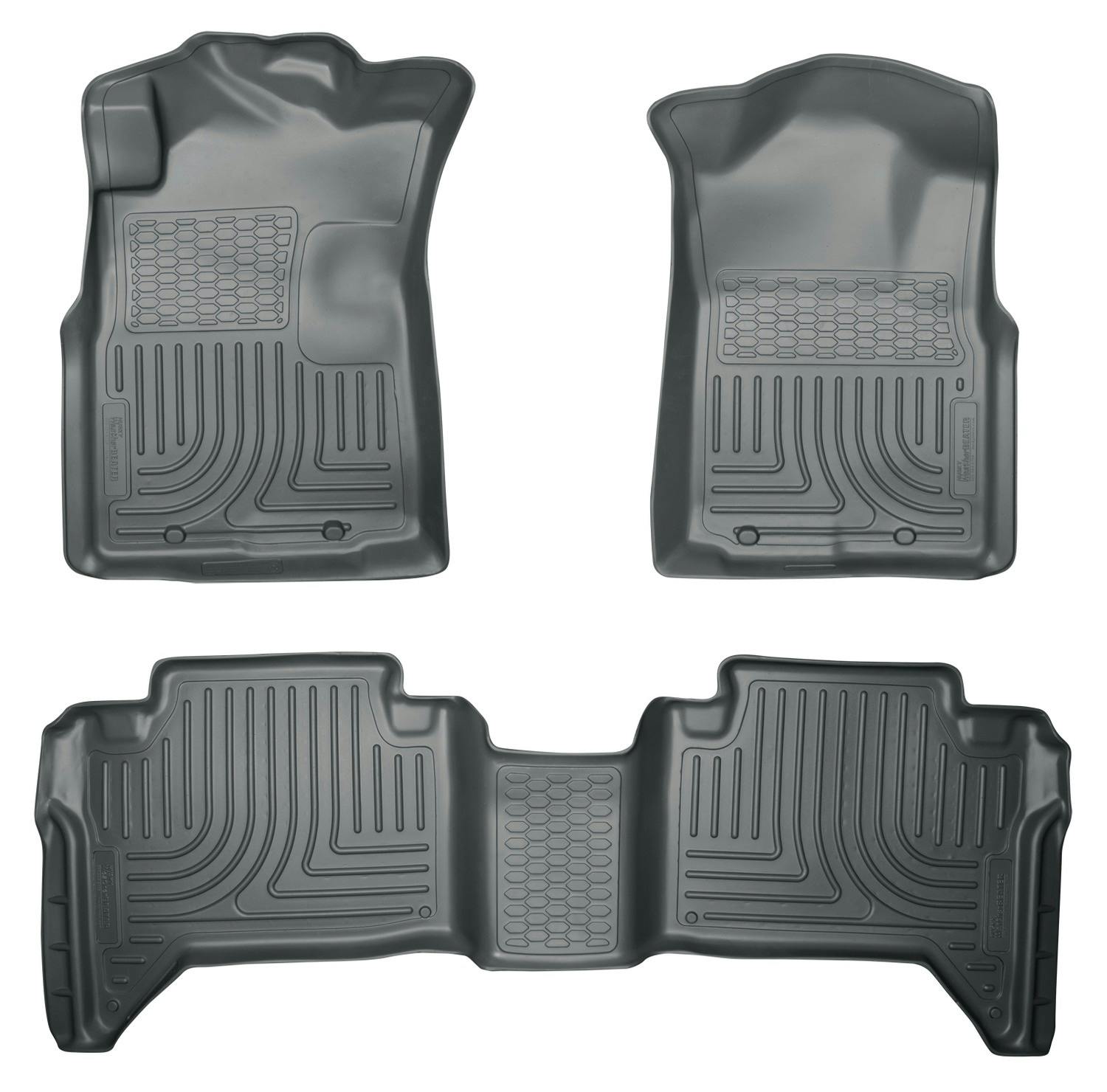 Husky Liners 98952 Weatherbeater - Front & 2nd Seat Floor Liners (Footwell Coverage)