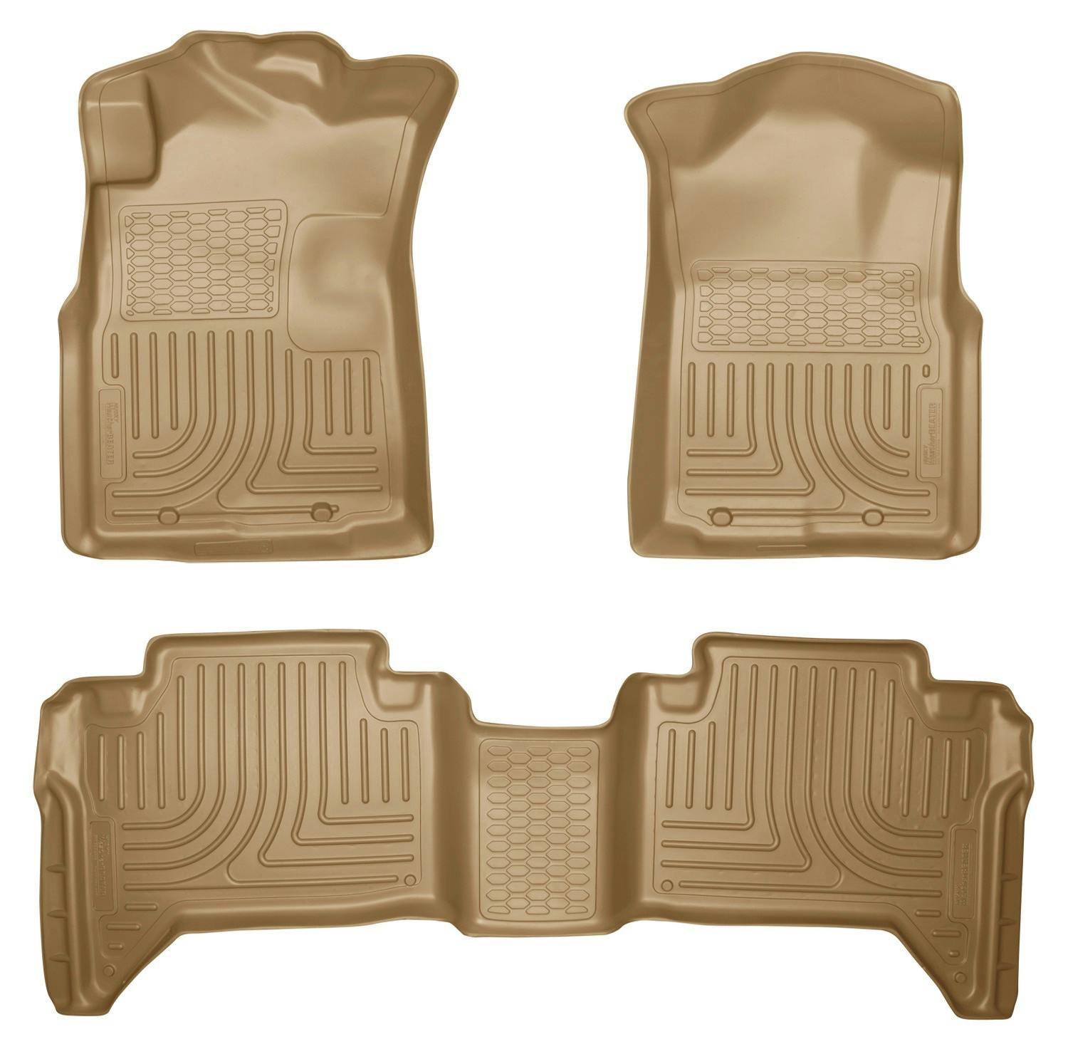 Husky Liners 98953 Weatherbeater - Front & 2nd Seat Floor Liners (Footwell Coverage)