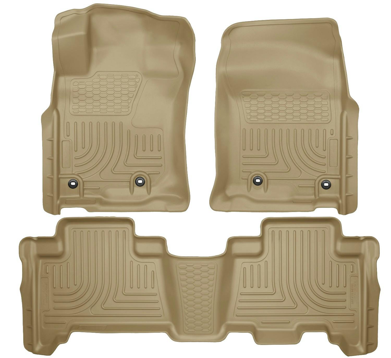 Husky Liners 99573 Weatherbeater - Front & 2nd Seat Floor Liners