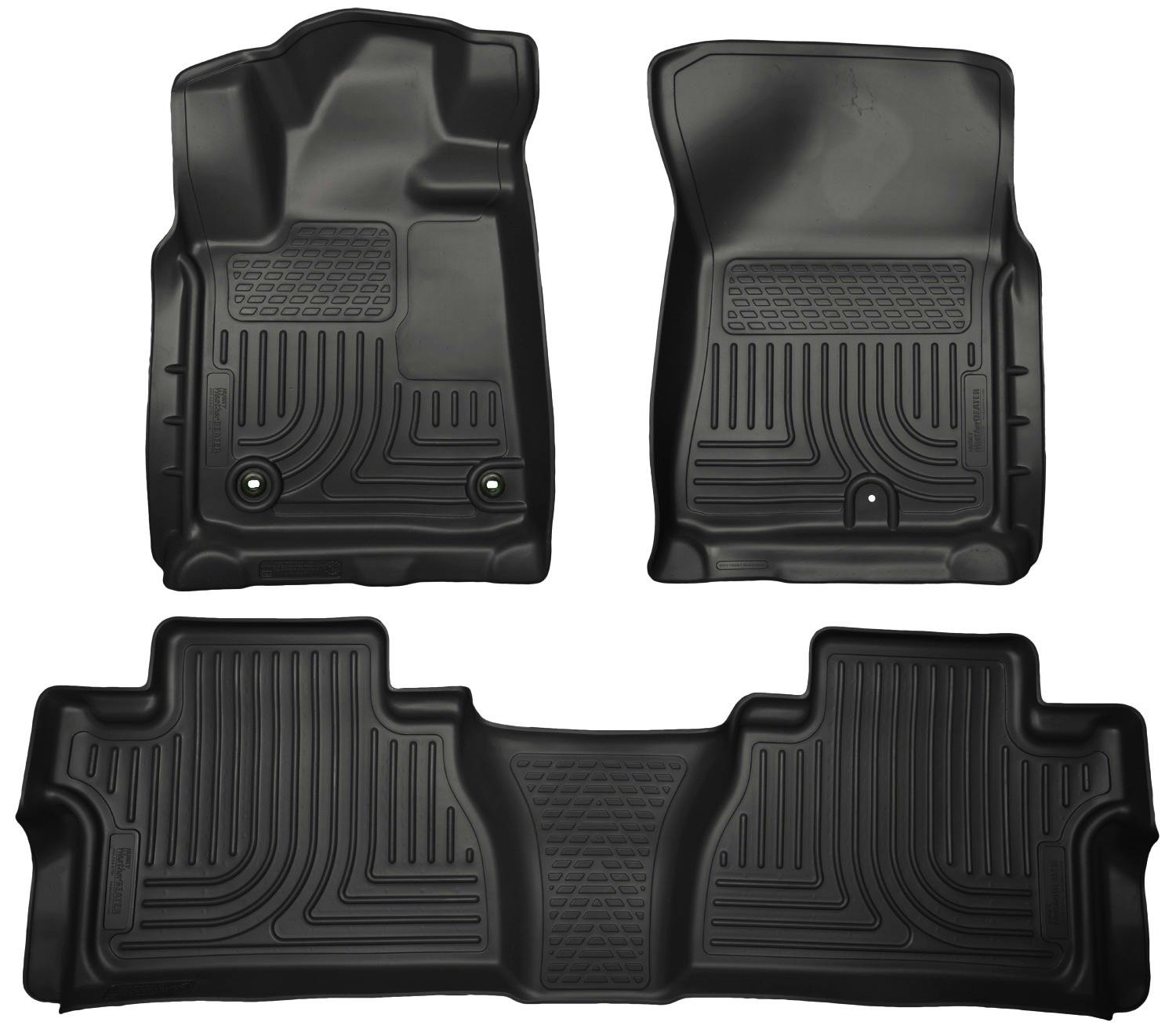 Husky Liners 99581 Weatherbeater - Front & 2nd Seat Floor Liners (Footwell Coverage)