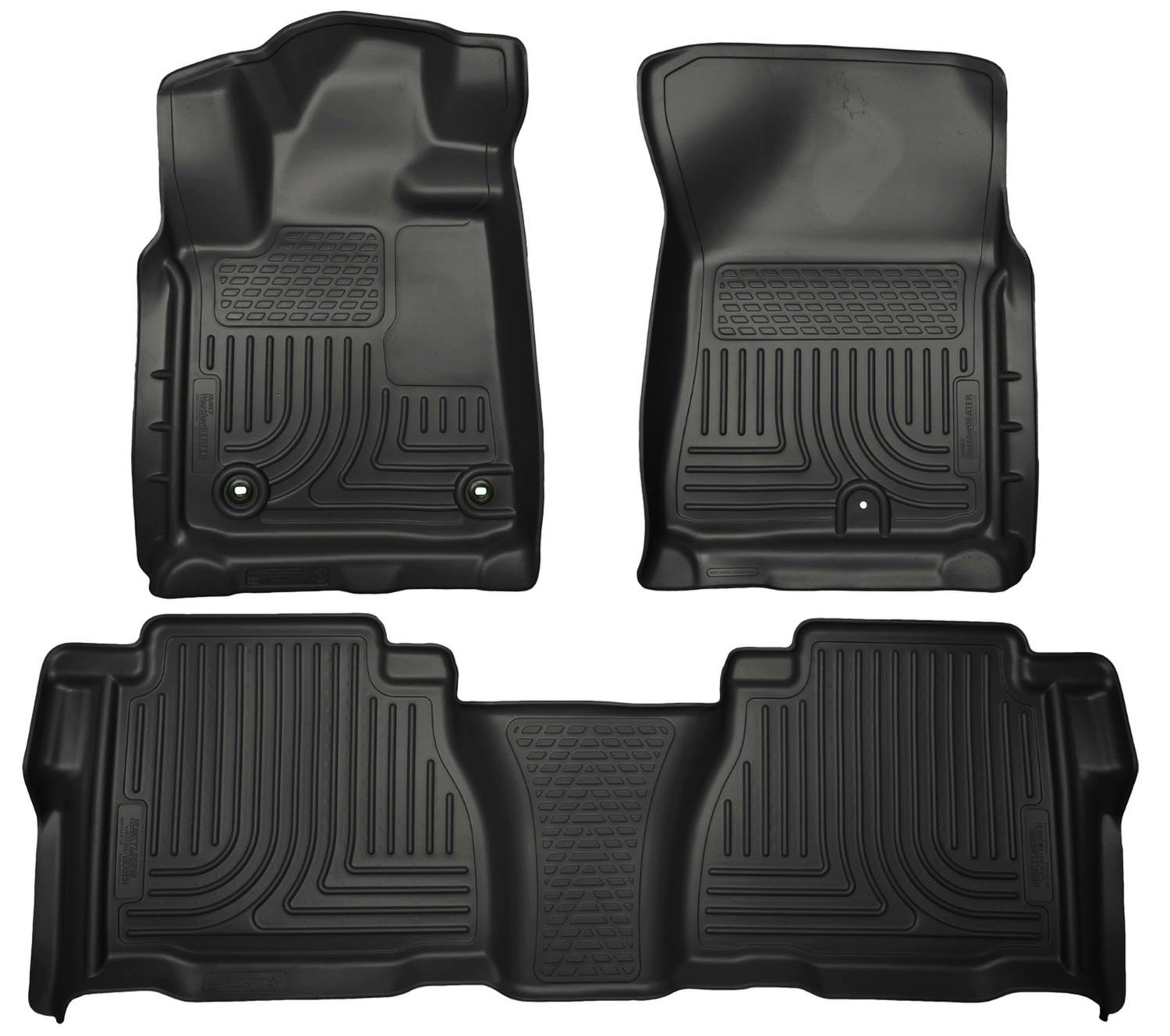 Husky Liners 99591 Weatherbeater - Front & 2nd Seat Floor Liners (Footwell Coverage)