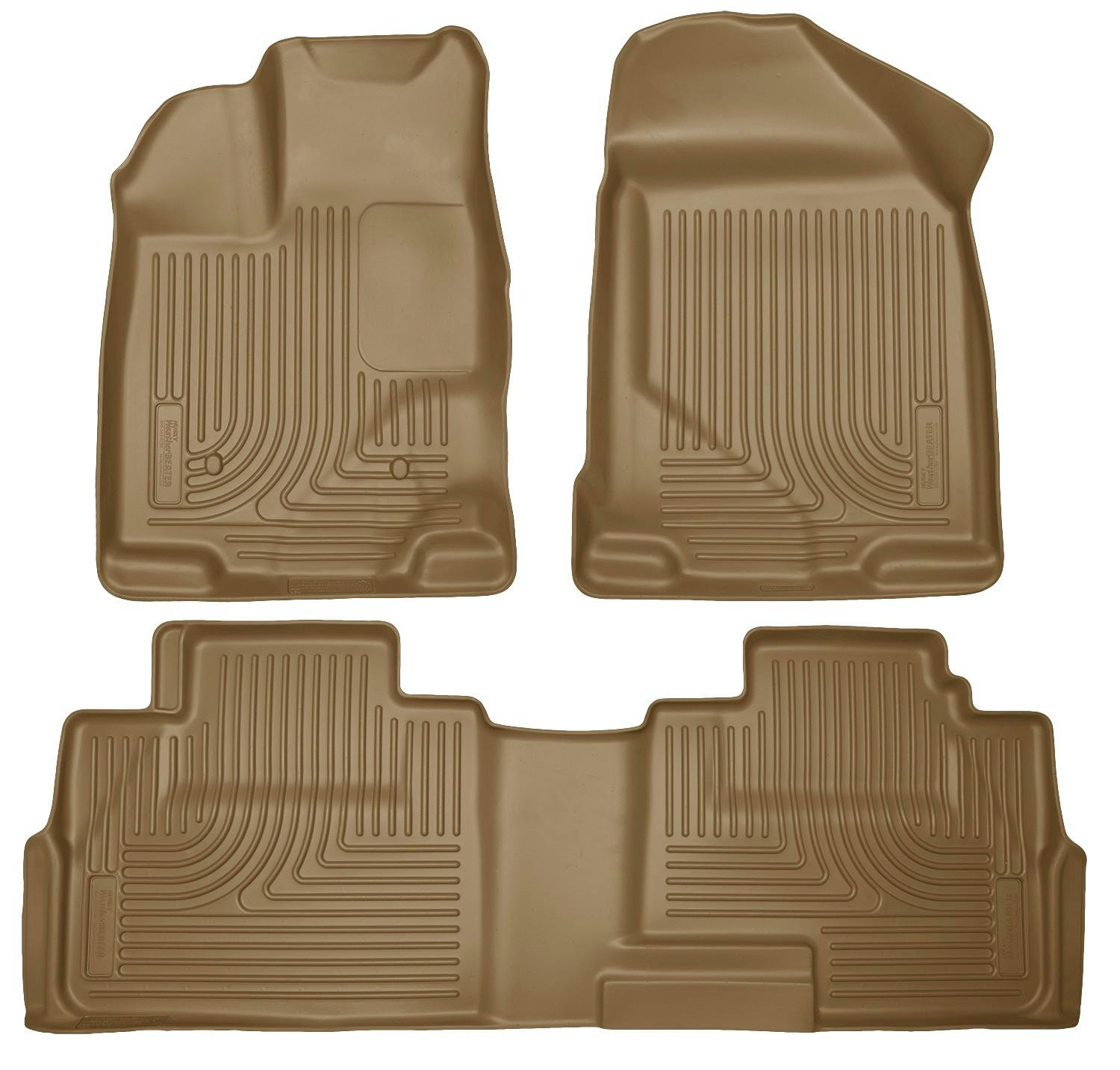 Husky Liners 99763 Weatherbeater - Front & 2nd Seat Floor Liners