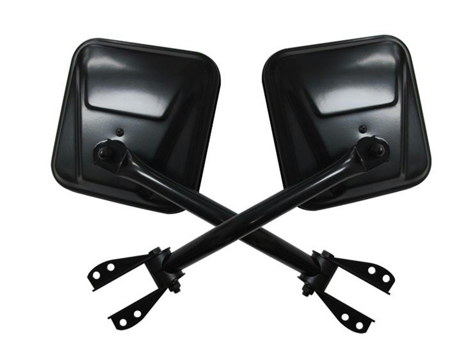 Rampage Products 7617 Side Mirror Set; Black Pair