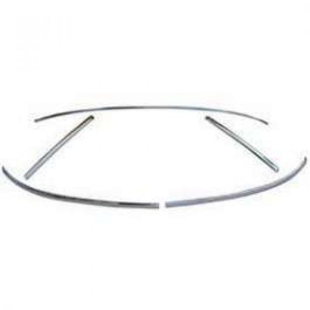Firebird Windshield Molding Set, Coupe, 1967-1969