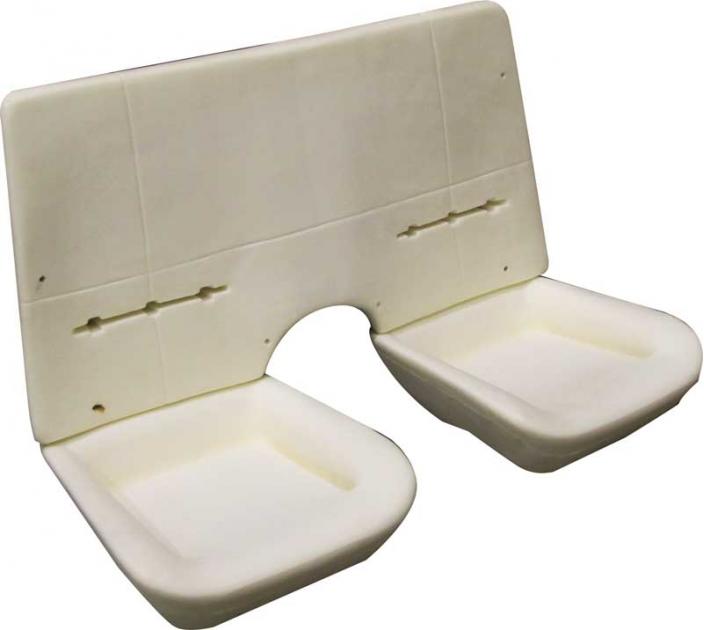 1982-92 Camaro, Firebird, Solid Back Rest Rear Seat Foam, with Wire for Folding Rear Backrest, Made in the USA