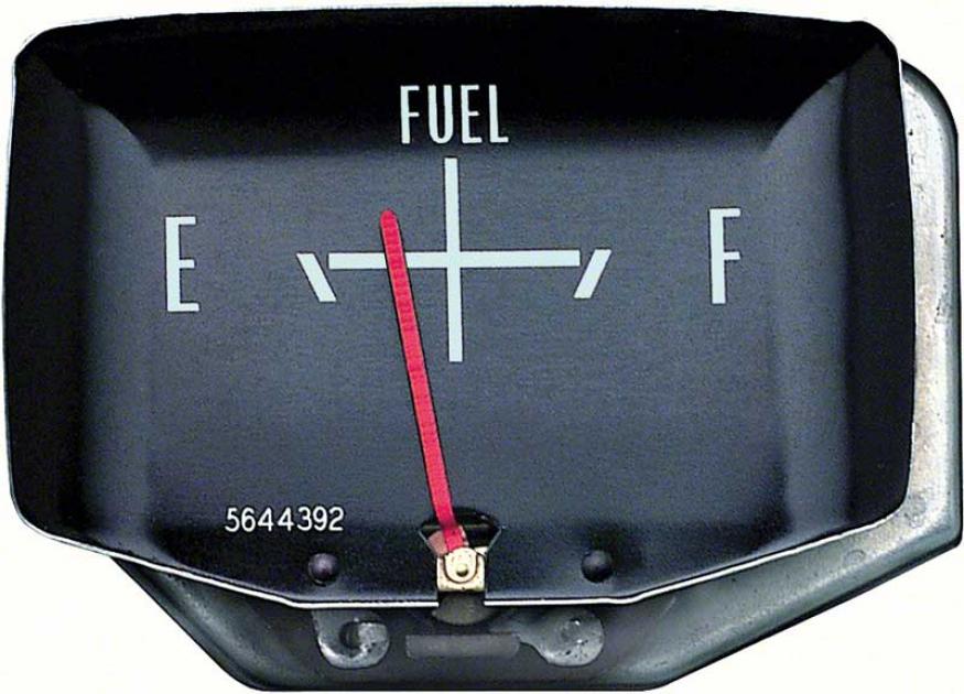 1963 Chevrolet Impala, Bel Air, Biscayne, In-Dash Fuel Gauge