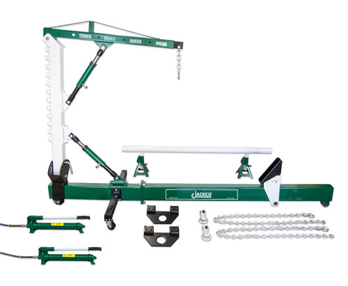 BODY STRAIGHTENER WITH TWO HAND PUMPS & CRANE